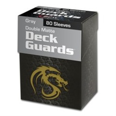 Gray - Deck Guard Double Matte Sleeves (BCW)